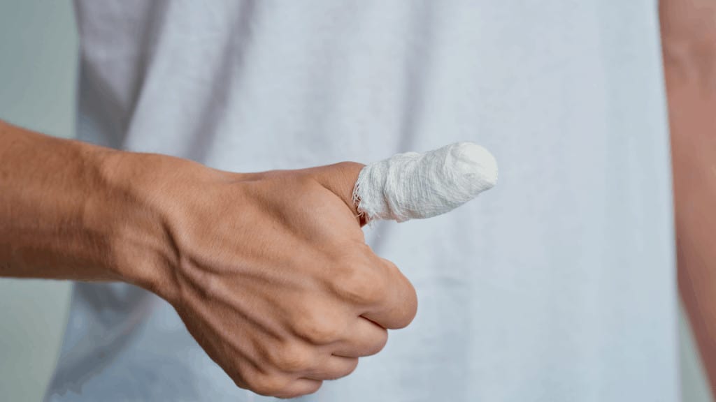 man injured thumb 1